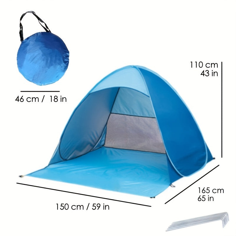 Beach Tent – UPF 50+ Sun Shelter with Ground Pegs