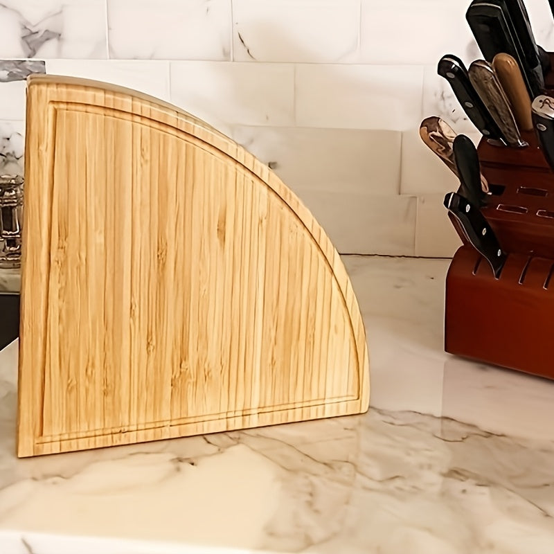 Bamboo cheese and snack board set with knives