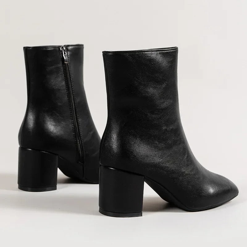 Women's Ankle Boots – Elegant Versatile Heeled Boots