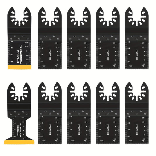 Titanium Multitool Saw Blades – Universal Oscillating Blades