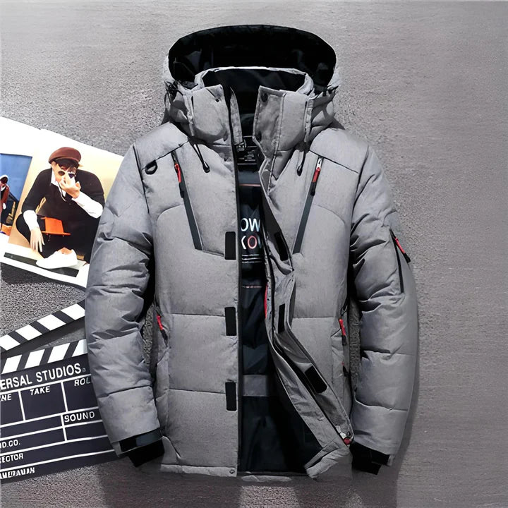 Men's Down Jacket – Warm Padded Puffer Jacket