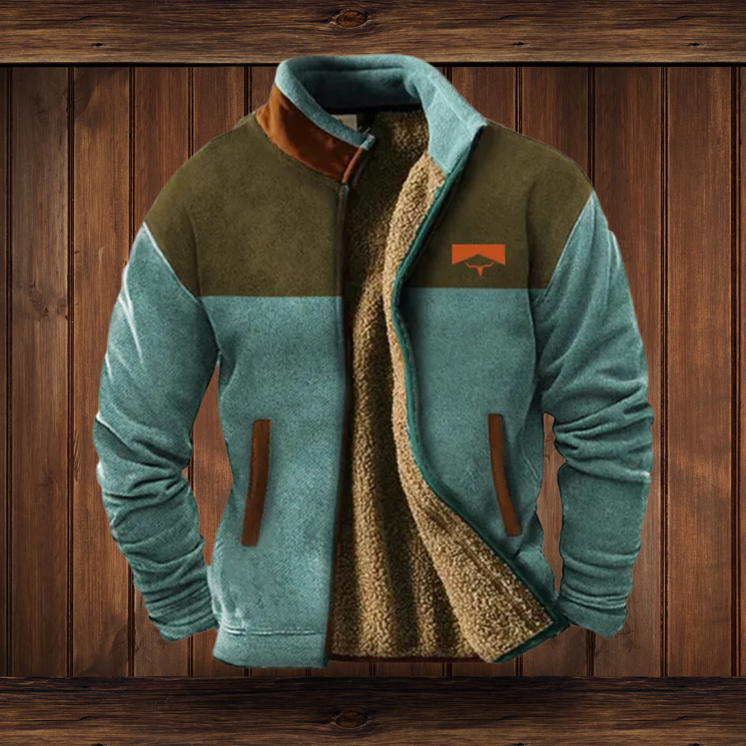 Women's 3D print full-zip jacket