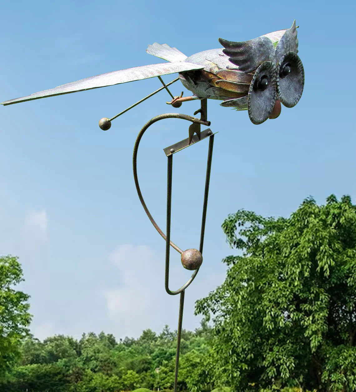 Metal Bird Wind Spinner – Decorative Garden Ornament