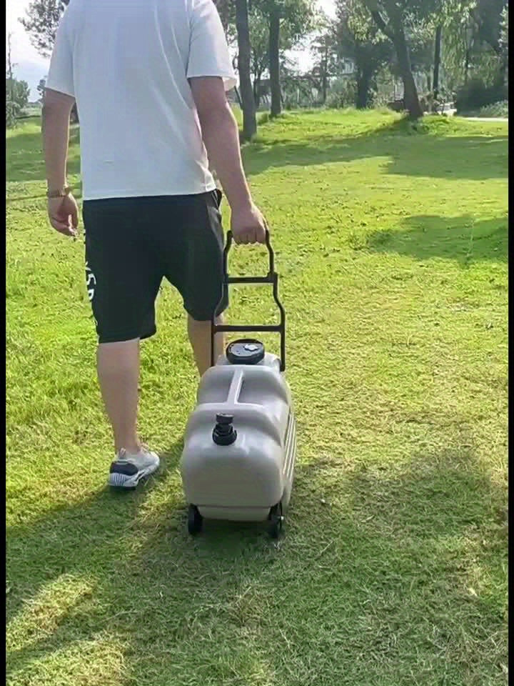 Portable Water Container – 28L Rolling Jerry Can with Wheels