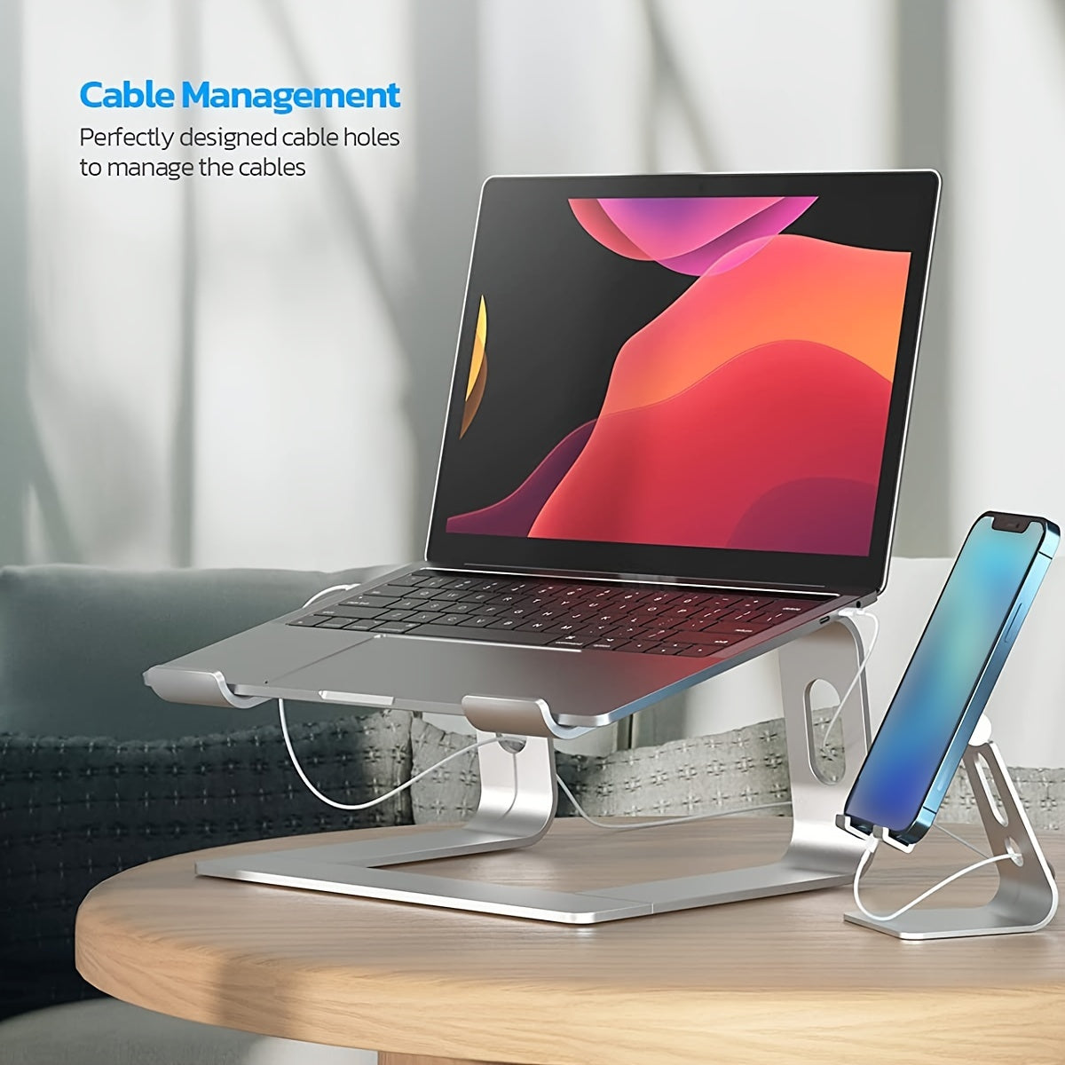 Laptop Stand – Adjustable Aluminum Riser