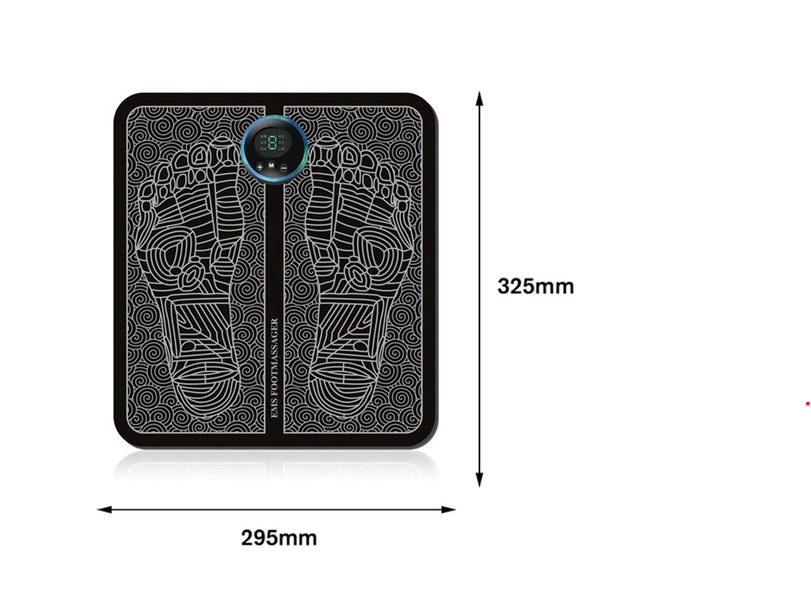 EMS Foot Massage Mat – 9-Mode Rechargeable Foot Massager