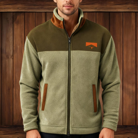 Women's 3D print casual jacket - front