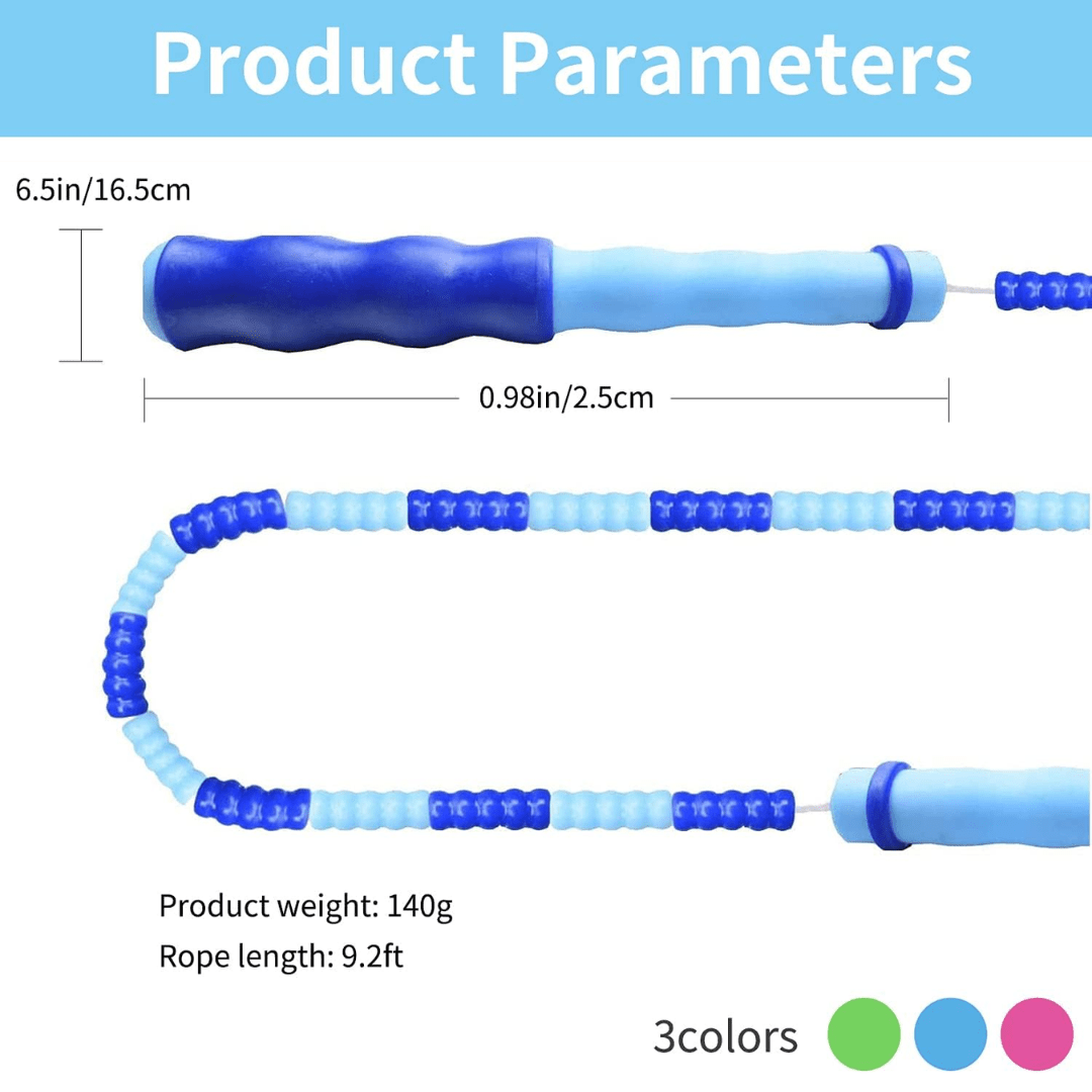 Skipping Rope – Adjustable Beaded Cardio Jump Rope