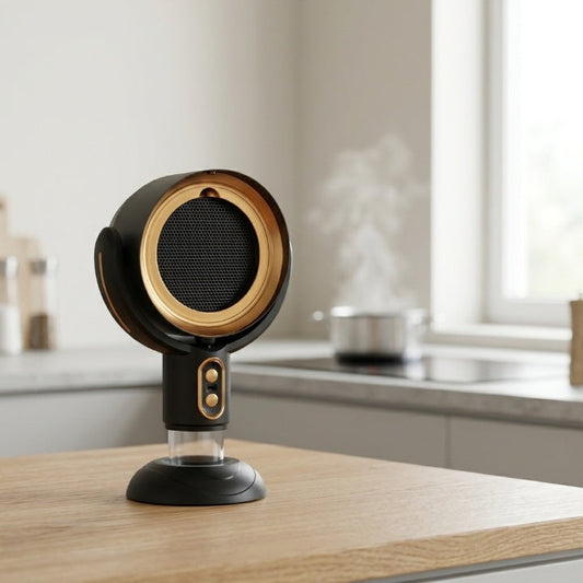 Compact rechargeable air purifier smoke and odour absorber