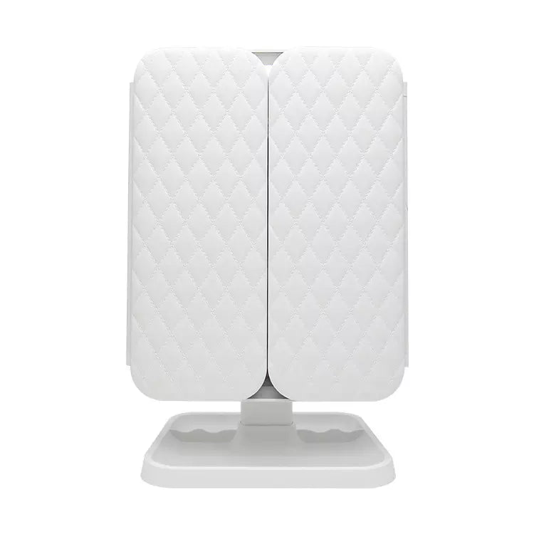 LED Makeup Mirror – Adjustable Magnification with Storage