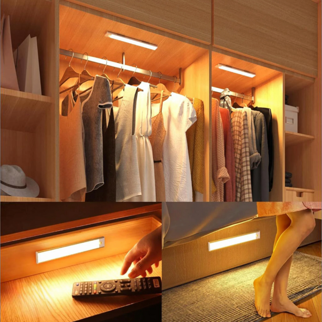 LED Under-Cabinet Light – Motion Sensor Rechargeable Magnetic Strip