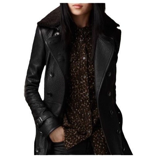 Women's Collared Jacket – Smart Fold-Over Collar Jacket