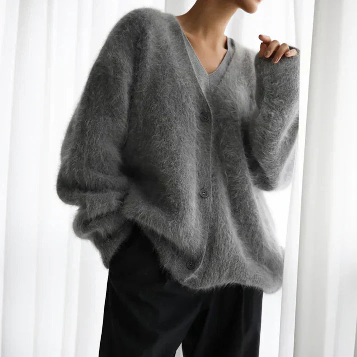 Women's premium cashmere cardigan