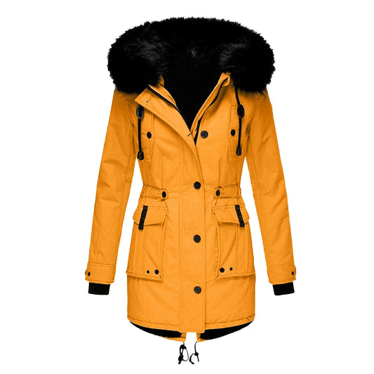 Women's warm cotton parka winter coat