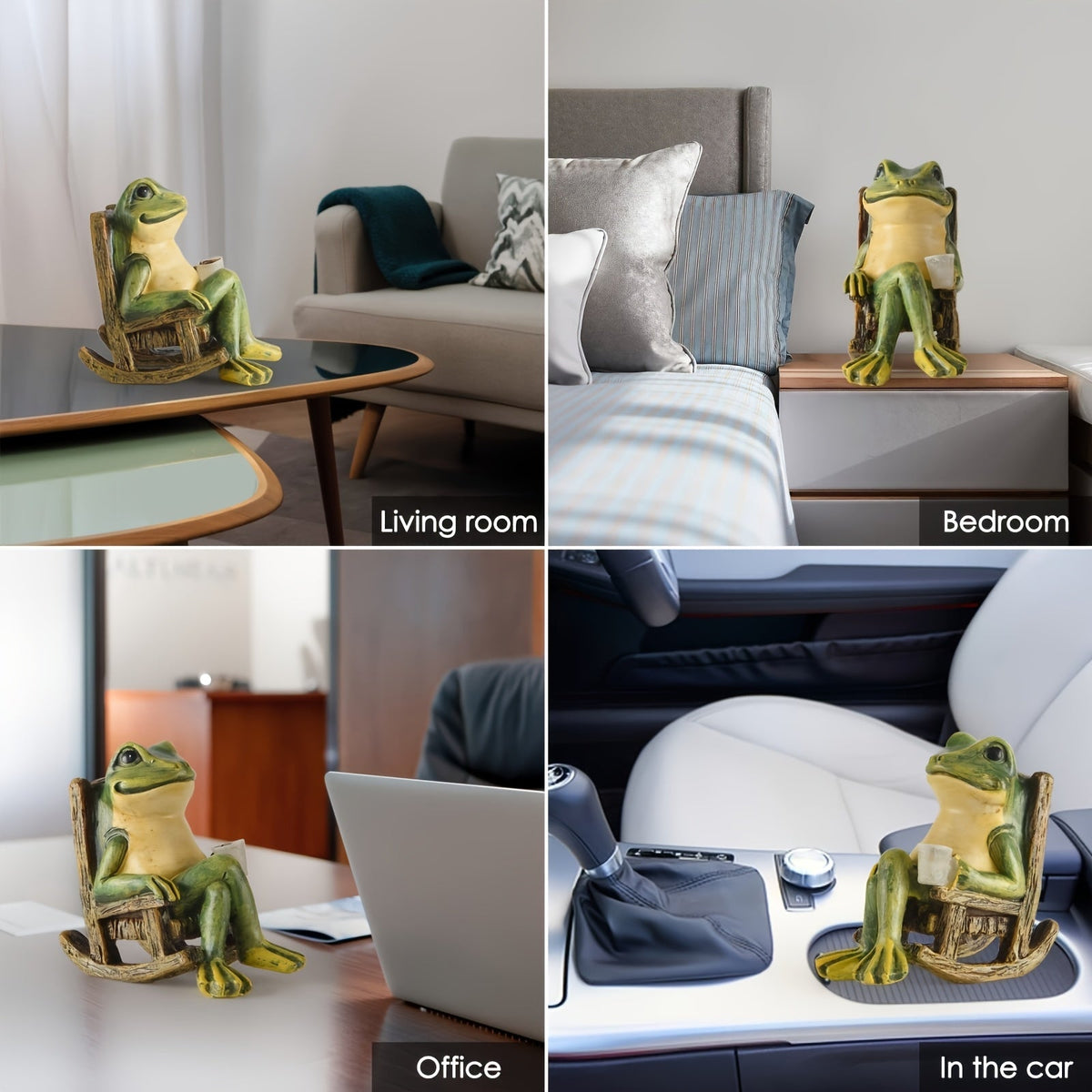 Solar Frog Figure – Weatherproof Garden Light Ornament