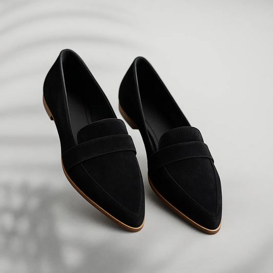 Women's slip-on flat loafers - side