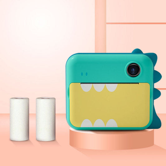 Kids instant print camera with dual lens