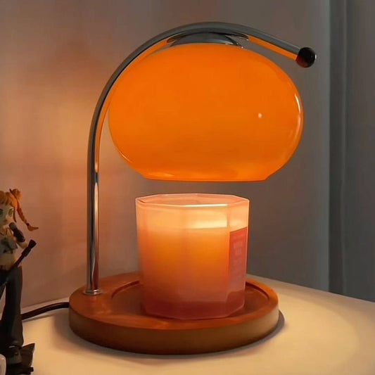 Retro flameless candle warmer table lamp