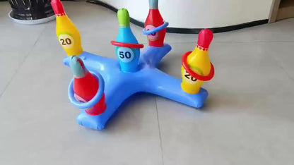 Inflatable Water Bowling Set – Fun Pool Game for All Ages