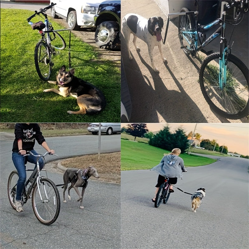 Dog Bike Leash – Hands-Free Bicycle Lead with Shock Buffer