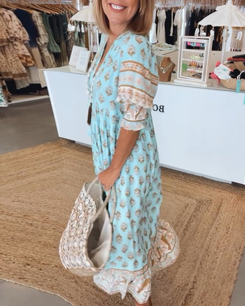 Women's feminine floral dress