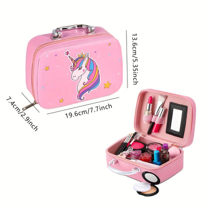 Unicorn kids make-up set with cosmetics bag