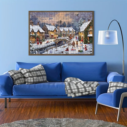 1000-piece winter puzzle