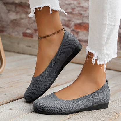 Women's slip-on cushioned comfort trainers