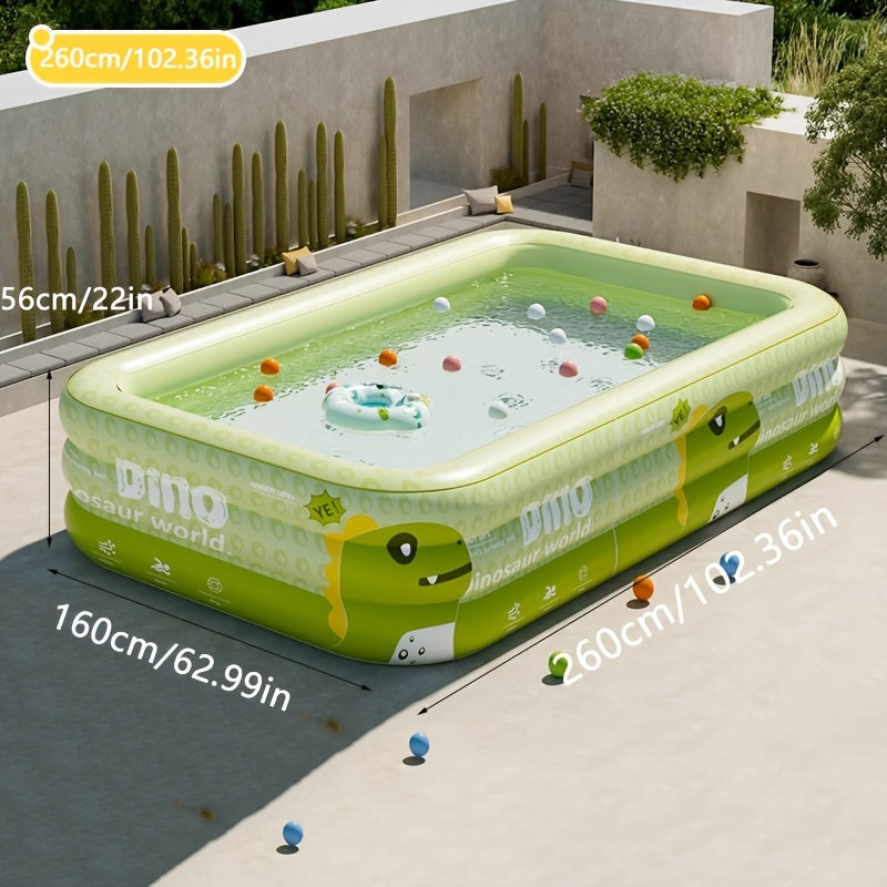 Dinosaur inflatable paddling pool for the garden