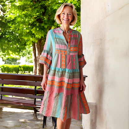 Women's elegant spring midi dress