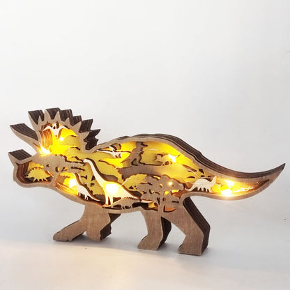 3D Handcrafted Wooden Animal Sculpture – Artistic Décor & Gift