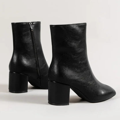Women's Ankle Boots – Elegant Versatile Heeled Boots
