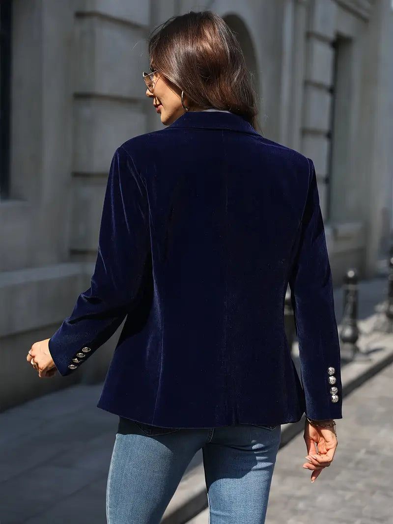 Women's structured blazer - back
