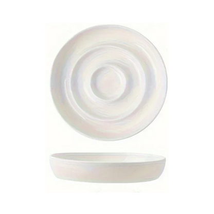 Ceramic slow feeder anti-gulp pet bowl
