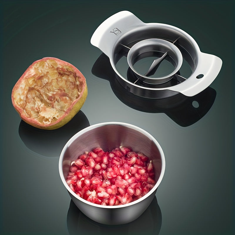 3-piece pomegranate deseeder peeler and seed catcher set