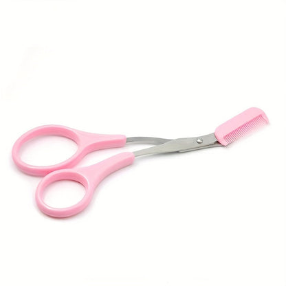Eyebrow Scissors with Comb – Precise Stainless Steel Grooming Scissors