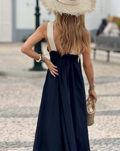 Women's maxi dress styling