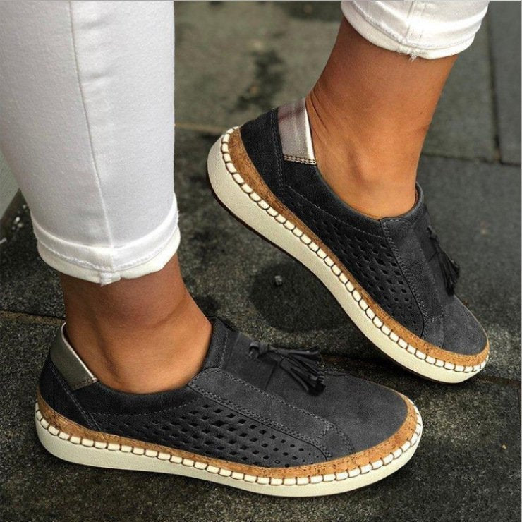 Breathable Orthopaedic Slip-On Sneakers for Women, Lightweight Comfort Trainers