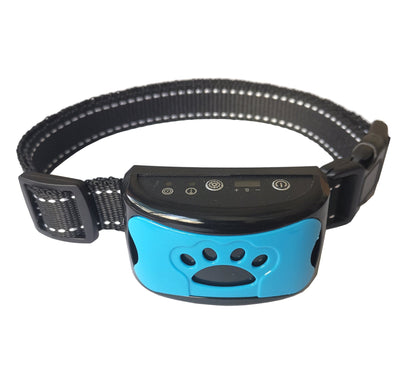 Rechargeable no-shock anti-bark dog collar