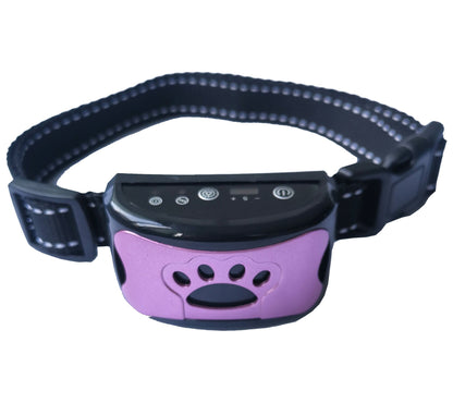Rechargeable no-shock anti-bark dog collar