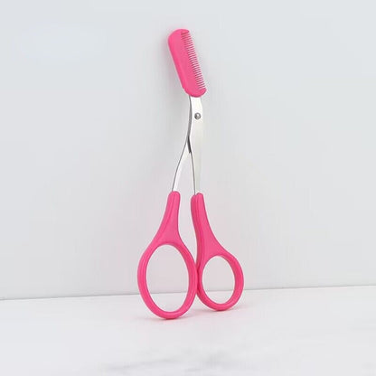 Eyebrow Scissors with Comb – Precise Stainless Steel Grooming Scissors