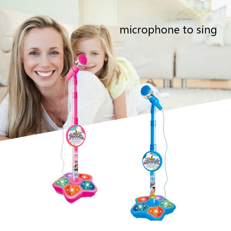 Kids Karaoke Microphone & Adjustable Stand – Interactive Musical Toy