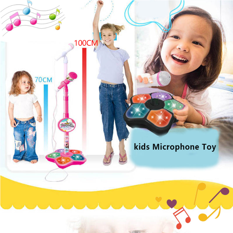 Kids Karaoke Microphone & Adjustable Stand – Interactive Musical Toy