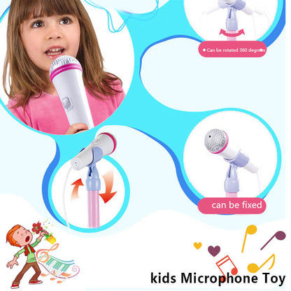 Kids Karaoke Microphone & Adjustable Stand – Interactive Musical Toy