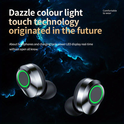 Wireless Bluetooth stereo earbuds with charging case