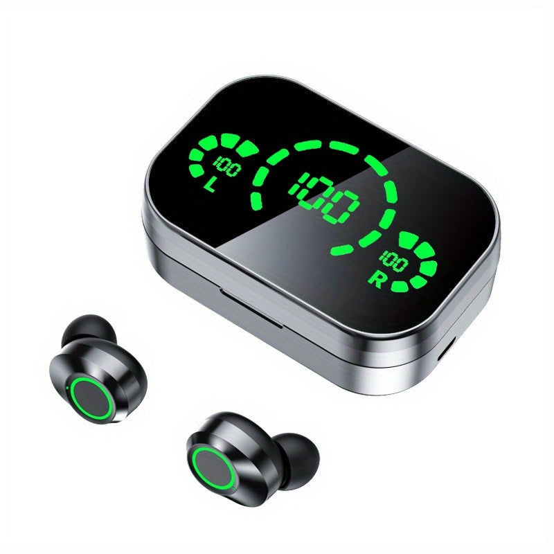 Wireless Bluetooth stereo earbuds with charging case