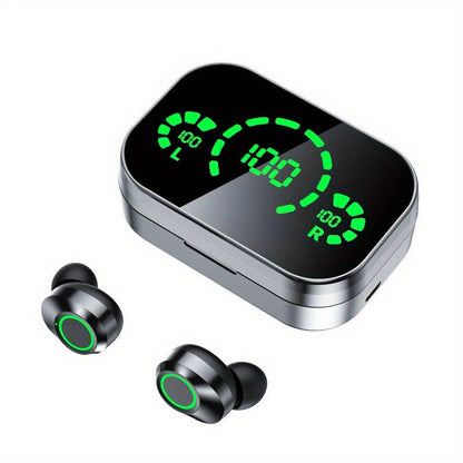 Wireless Bluetooth stereo earbuds with charging case