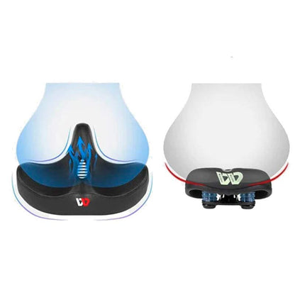 Comfortable Padded Bike Saddle
