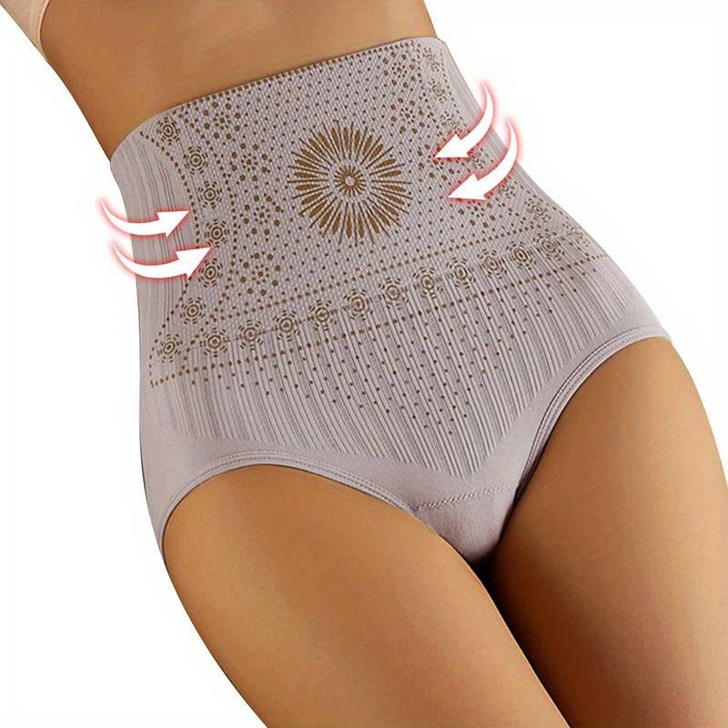 Women's patterned high-rise briefs