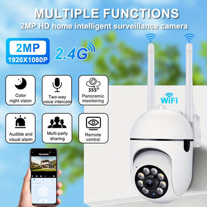 Smart Wireless Security Camera – 1080p Colour Night Vision